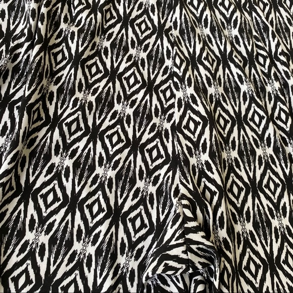 AB Studio black & white pull on Wide leg pants XL - Picture 6 of 8